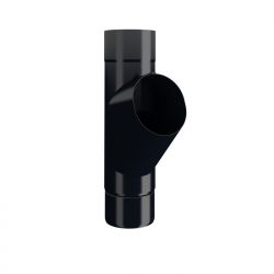 Lindab Galvanised Circular Steel Downpipe Branch (GROR)