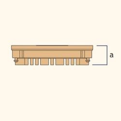 Harmer Roof Green Roof Shaft Unit 600mm High Grid Grate