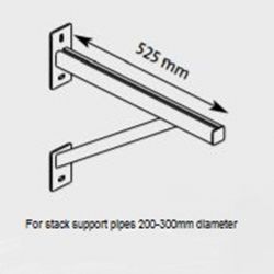 Pam Building Ensign Cast Iron Cantilever Arm with Support EF052