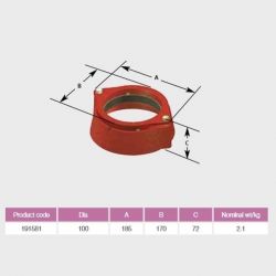 Pam Building Ensign Cast Iron Roof Connectors (for asphalts) EF073