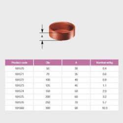 Pam Building Ensign Cast Iron Plain Blank Ends EF070