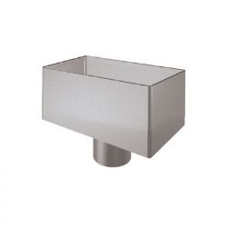 Lindab Steel Small Rectangular Hopper (VATKR)