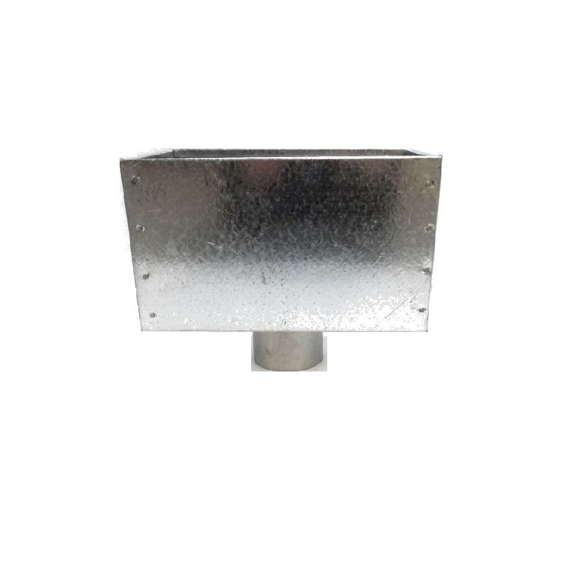 Lindab Steel Small Rectangular Hopper (VATKR)