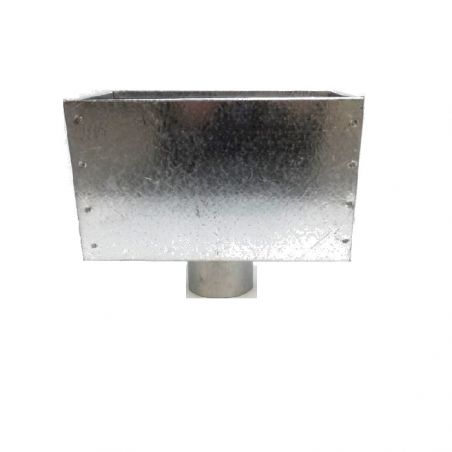 Lindab Steel Small Rectangular Hopper (VATKR)