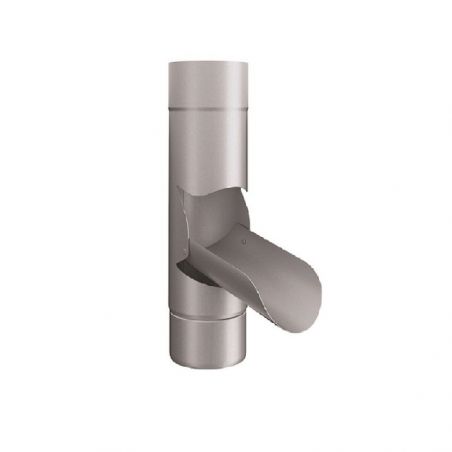 Lindab Circular Steel Downpipe Manual Rainwater Diverter (FUTK)