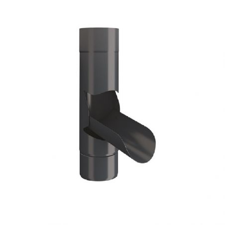 Lindab Circular Steel Downpipe Manual Rainwater Diverter (FUTK)