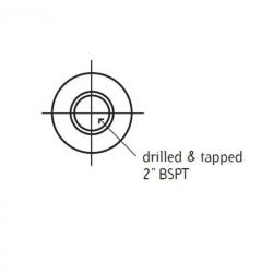 Hargreaves Halifax Drain Blank End Drilled & Tapped 2" BSPT