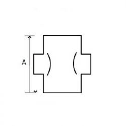 Hargreaves MECH 416 Soil Boss Pipes Double BSPT Opposed
