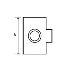 Hargreaves MECH 416 Soil Boss Pipes Double BSPT At 90 Degrees
