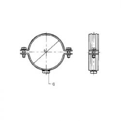 Hargreaves Halifax Drain Zinc Plated Heavy Duty Bossed Bracket