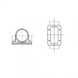 Hargreaves Halifax Soil Access Pipe With Rectangular Door