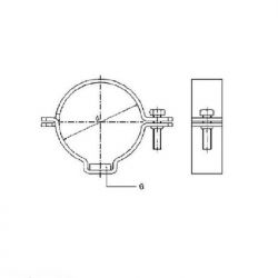 Hargreaves Halifax Soil Galvanised Pipe Clamp