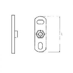 Hargreaves Halifax Soil Zinc Plated Wall Plate