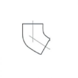 Harmer SML Cast Iron Soil & Waste 45 degree Single Bend