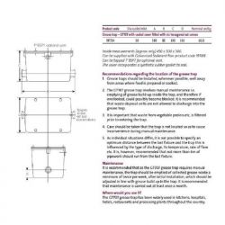 Pam Building Timesaver Cast Iron Soil Grease Trap GT707