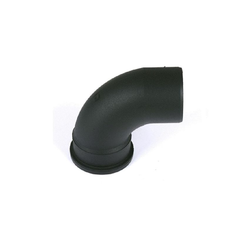Brett Martin 110mm Cast Effect Push Fit Soil Pipe 92.5 degrees Single Socket Bend