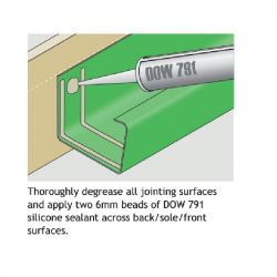 Alumasc Low Modulus 310cc Dow Corning 791 Silicone Sealant