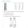 Lindab Circular Steel Downpipe SV Pipe Holder For Spike (SV)