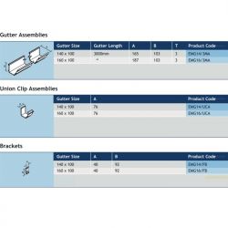 Alumasc Aqualine Moulded Extruded Aluminium Bracket