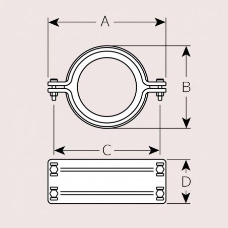 Pam Building Timesaver Cast Iron Drain Double Spigot Pipe x 3m TD00