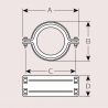 Pam Building Timesaver Cast Iron Drain Double Spigot Pipe x 3m TD00