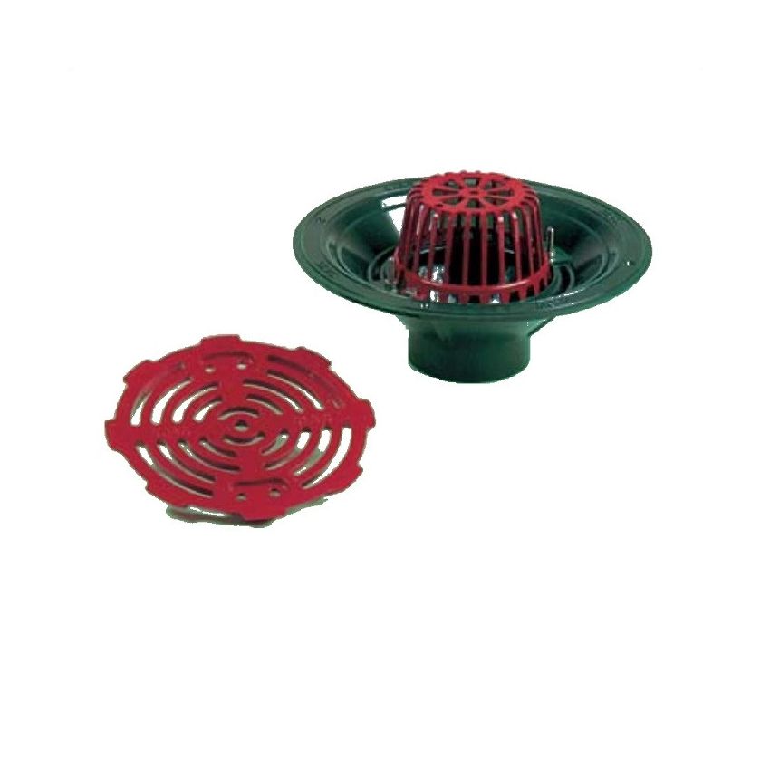 Caroflow Roof Aluminium Vertical Threaded Outlet