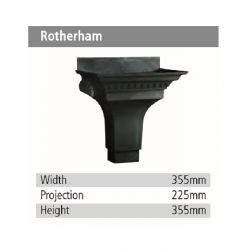 Rainguard Cast Aluminium Rotherham Rainwater Hopper Head
