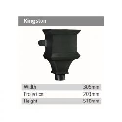 Rainguard Cast Aluminium Kingston Rainwater Hopper Head