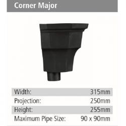Corner Major Rainwater GRP Hopper Head