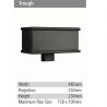 Trough Rainwater GRP Hopper Head