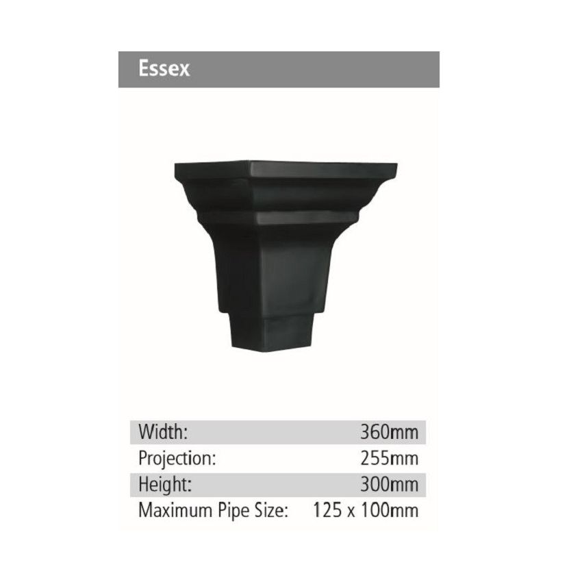 Essex Rainwater GRP Hopper Head