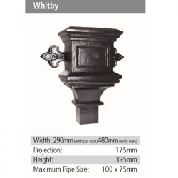 Whitby Rainwater GRP Hopper Head