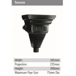 Sussex Rainwater GRP Hopper Head