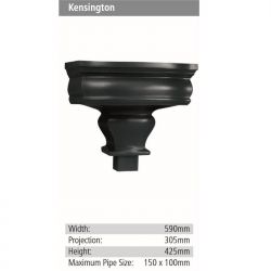 Kensington Rainwater GRP Hopper Head