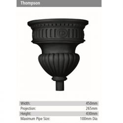 Thompson Rainwater GRP Hopper Head