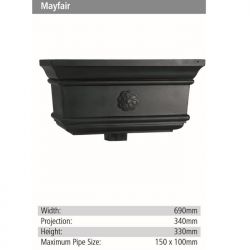 Mayfair Rainwater GRP Hopper Head