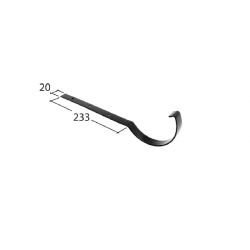 Alutec Evolve Half Round Aluminium 123mm Top Fixed Rafter Arm (AC75H)