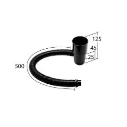 Alutec Circular Aluminium Rainwater Diverter (TRD25H)