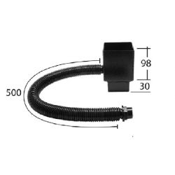 Alutec Traditional Square & Rectangle Cast Aluminium Rainwater Diverter (RSRD35H/RSRD15H)