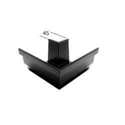 Alutec Aligator Snap Fit Ogee 46 Aluminium 155mm 90 Degree External Angle (GG531H)