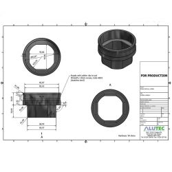 Alutec Elite Balcony Outlet Adaptor with Jubilee Clip (ABD12)