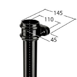 Alutec Tudor Circular Aluminium Cast Socketed Downpipe (TR212H)