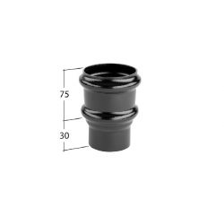 Alutec Tudor Circular Aluminium Cast Socketed Pipe Socket - Non Eared (TR220NEH)
