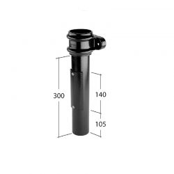 Alutec Tudor Circular Aluminium Cast Socketed Access Pipe (TR260H)