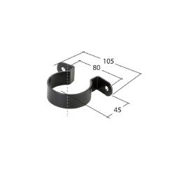 Alutec Tudor Circular Aluminium Cast Socketed Pipe Clip (TR280H)