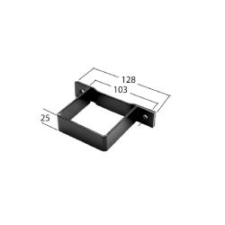 Alutec Flushfit Square & Rectangular Aluminium Pipe Clip (RJ380H/RJ180H/RJ480H)