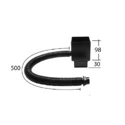 Alutec Flushfit Square & Rectangular Aluminium Rainwater Diverter (RSRD35H/RSRD15H)