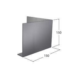 Evoke Aluminium Fascia Profile B 90 Degree Pre-formed Corner - External