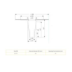 Sita Mini Balcony Vertical Roof Outlet