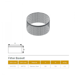 Pam Building VORTX Stainless Steel Gravel Guard - To Suit Vertical Angled Outlets